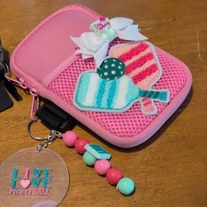 Pickleball Pink Accessory Pouch